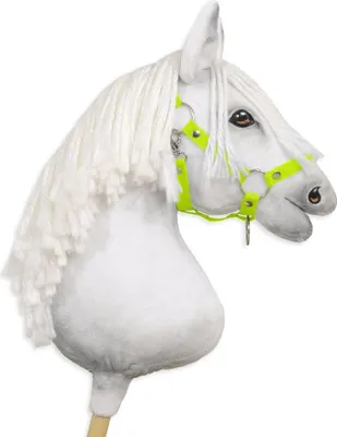 Imagen del producto de Arnés ajustable, establo para caballos, ajuste perfecto: color verde neón, material: nylon, talla A3