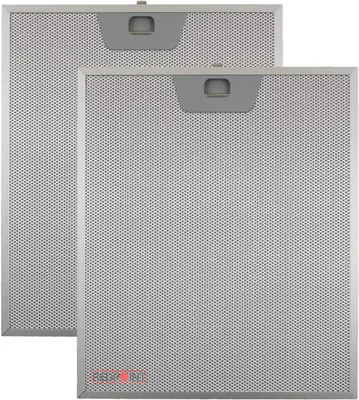 Produktbild von Dunstabzugshaubenfilter Aluminium 253 x 300 x 8 mm, 2 Stück, für Küche