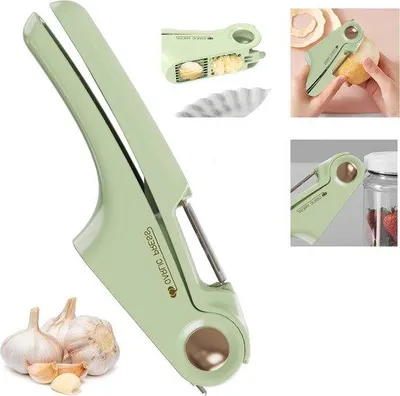 Produktbild von 3-in-1 Knoblauchpresse multifunktional Küchenhelfer leicht