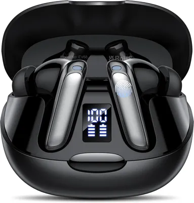 Produktbild von Puqo EV68 AI Kopfhörer Übersetzer, 3-in-1 Sprachübersetzer, 164 Sprachen mit App, 7 Übersetzungsmodi Echtzeit Übersetzer, Bluetooth 5.3