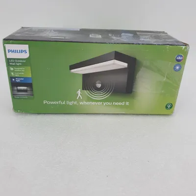 Obrázek produktu pro Philips myGarden Nástěnné svítidlo Bustan 9 W, Venkovní světlo na zeď, Antracit, Hliník, Umělé hmoty, IP44, Zahrada, Terasa, I