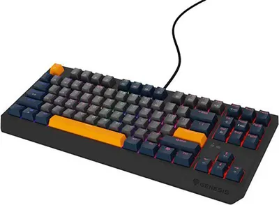 Zdjęcie produktu dla GENESIS Thor 230 TKL, Przewodowa, USB, Mechaniczna, QWERTY, RGB LED, Niebieski