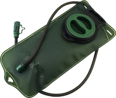 Produktbild von 2 Liter olivgrüne Wasserblase für Wanderungen - Wasserlagerbehälter - nachfüllbare Wasserblase.