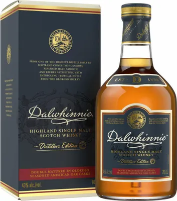 Obrázek produktu pro Dalwhinnie Distillers Edition Single Malt Scotch Whisky, láhev, alkohol, 43 %, 700 ml, 778163