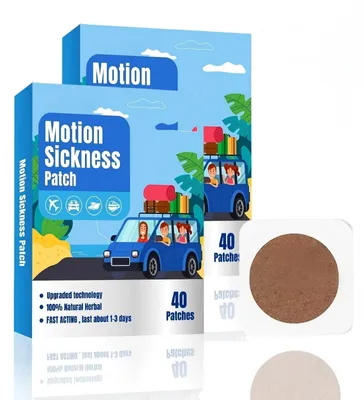 Produktbild von Reisekrankheits-Pflaster für Erwachsene und Kinder, 80 Stück
