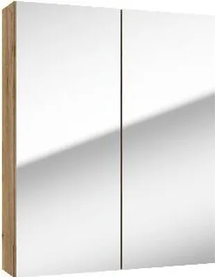 Obrázek produktu pro kielle Vega - Zrcadlová skříňka, 60x73x15 cm, zlatý dub 50118601