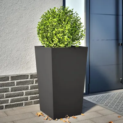 Produktbild von "2026 Promotion" Hochbeet - Pflanzkübel - Schwarz 45x45x75 cm - Stahl - Beete CC30886