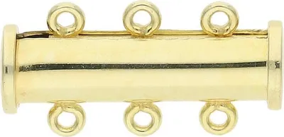 Produktbild von JuwelmaLux Perlenschließe mit Magnet 925 Silber vergoldet JL30-09-4568