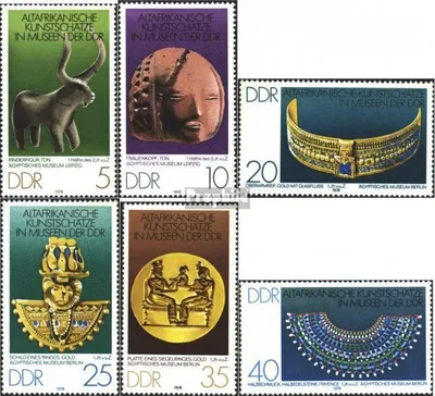 Produktbild von Briefmarken DDR 1978 Mi 2330-2335 (kompl.Ausgabe) postfrisch Altafrikanische Kunstschätze in Museen der DDR