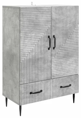 Obrázek produktu pro vidaXL Komoda, betonově šedá, 66 x 34,5 x 95 cm, dřevotřísková deska