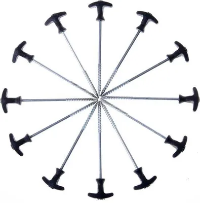 Produktbild von Famanu Zeltspitzen 20 cm - 12 Stück - stabil und langlebig