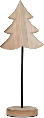 Produktbild von Dekoobjekt Tanne, Baum NATURE auf Fuß H. 46cm aus Holz mit Metall Formano WA
