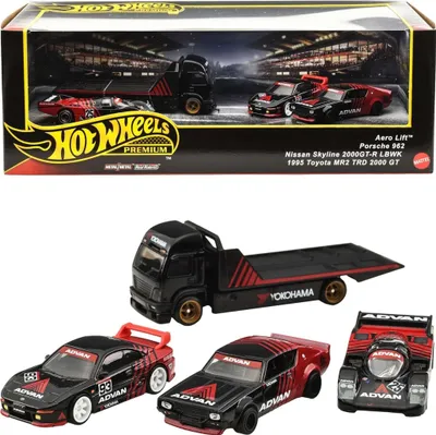 Produktbild von Hot Wheels JBM06, Fahrzeug-Set, 3 Jahr(e), Kunststoff, Metall, Schwarz, Rot
