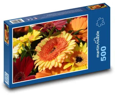 Produktbild von Puzzle 500 Frühlingsblumengarten - martinpuzzle