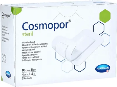Produktbild von COSMOPOR STERIL 10X6CM, 25 St PFL