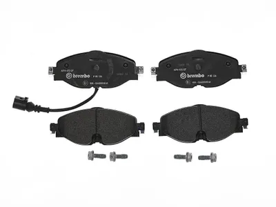 Produktbild von Bremsbelagsatz Scheibenbremse 20 mm BREMBO passend für u.a. AUDI A3