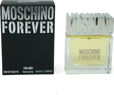 Produktbild von Moschino Forever, Männer, 50 ml, Spray, ALCOHOL DENAT. (SD ALCOHOL 39C), PARFUM (FRAGRANCE), AQUA (WATER), LINALOOL, LIMONENE, ETHYLHEXYL..., 1 Stück(e)