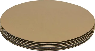 Produktbild von 6er-set untersetzer "herbst" gold d10cm - SG Secret de Gourmet