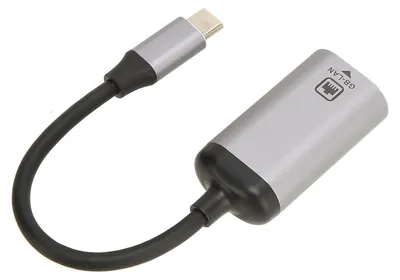Obrázek produktu pro Adaptér USB-C na RJ45, 1000 Mb/s, vysokorychlostní, Plug and Play, s kovovým pouzdrem, adaptér LAN na USB-C pro notebooky, tablety a telefony