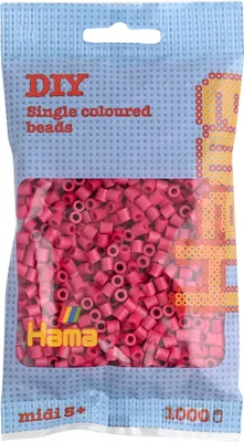 Image de Hama Perles, 1000 pièces, violet-rouge