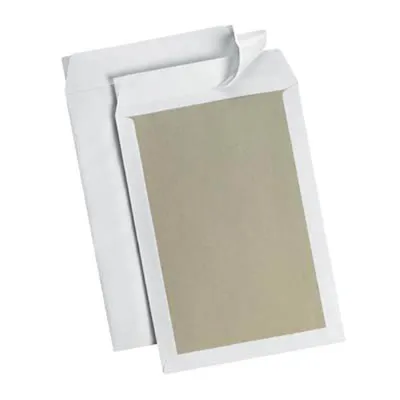 Produktbild von MAILmedia Papprückwandtaschen DIN B4 ohne Fenster weiß 10 St.