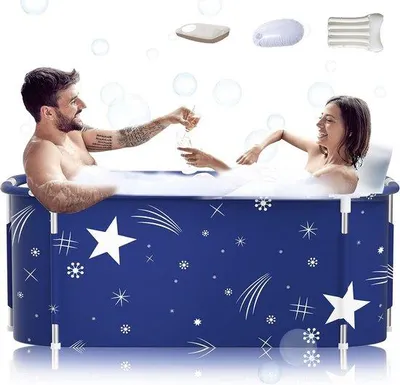 Immagine prodotto di Grande vasca da bagno pieghevole per adulti in spazi ridotti