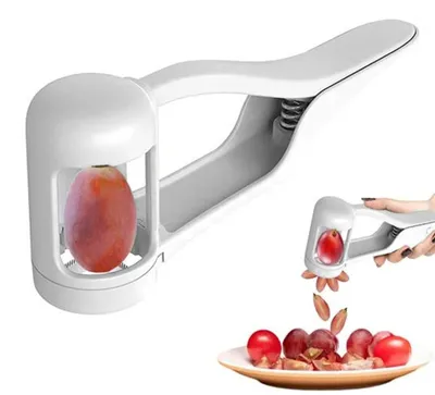 Obstschneider für Trauben & Kirschtomaten, weiß, spülmaschinengeeignet