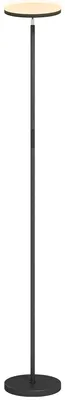 Zdjęcie produktu dla Lampa stojąca HOMCOM RGB z obrotową głowicą, nowoczesna lampa stojąca, czarna