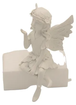 Image de Ange de la tranchée assis Ange gardien Figure d'ange déco Figure de jardin