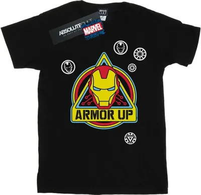 Obrázok produktu pre Marvel - Pánske tričko "Armor Up" BI43507 (S) (Black)