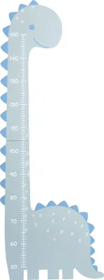 Image de Mètre mural pour enfants Dino, 120 cm – Vert, H&L