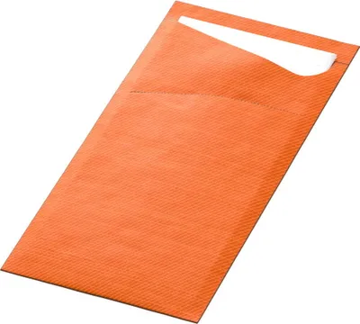 Image de Pochettes de serviettes Sun Orange Duni 100 pcs. 1 paquet