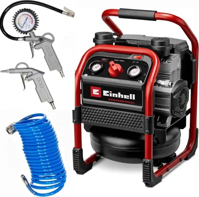 Produktbild von Einhell Professional Akku-Kompressor SILENZZO 18160 8 bar + Druckluft Set