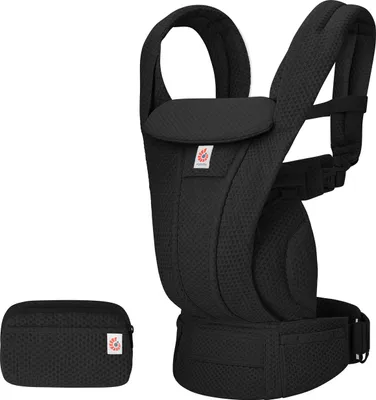 Zdjęcie produktu dla Ergobaby Omni Deluxe Mesh kantoreppu, Onyx Black