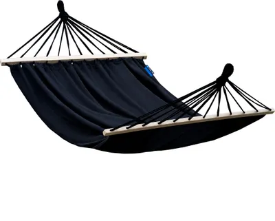 Produktbild von Potenza Hängematte Baumwolle Stabhängematte XXL 220 x 160 für 2 Personen, Belastbarkeit bis 200 kg Doppelhängematte