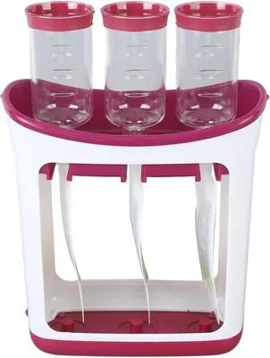 Produktbild von Babyvoedselpers mit Opbergtaschen - Selbstgemachte Babyobstpuree Maschine