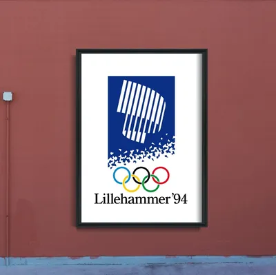 Produktbild von Poster - Canvas - Leinwand - 29,7 cm x 42 cm - Olympischen Winterspiele in Lillehammer