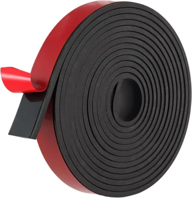Obrázok produktu pre Samolepiace gumové pásky, 20 mm x 2 mm x 3 m, určené na tesnenie