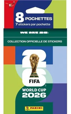Obrázok produktu pre Balíček – PANINI – MS vo futbale FIFA 26™ – 8 obalov s 7 nálepkami