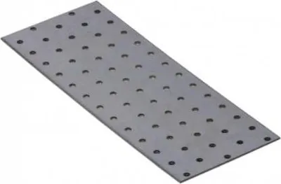 Produktbild von 10x Lochplatte 260 x 100 x 2,00 mm Flachverbinder Holzverbinder verzinkt