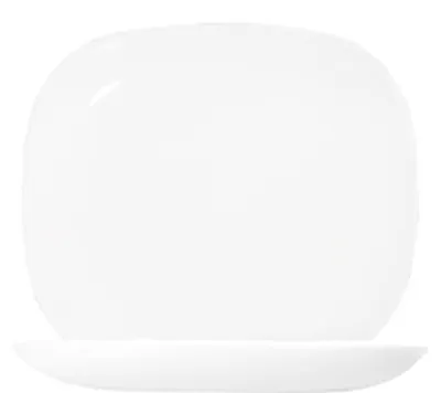 Produktbild von Solutions White Snackteller 21x19cm - 6 Stück