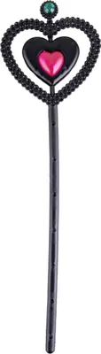 Produktbild von Schwarzer Zauber & Feenstab mit Herz 32 cm