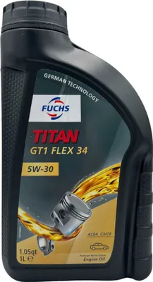 Produktbild von FUCHS Titan GT1 Flex 34 für 5W-30 1 Liter Motoröl Motorenöl 229.51 226.51 RN0720 9.55535-S4 Öl