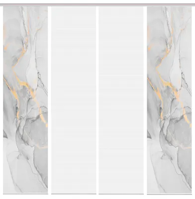 Produktbild von MARMOSA Schiebegardine, halbtransparent, Bambusoptik, 260x60 cm