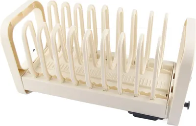 Image de Accueil Organisateur d'assiettes Cuisine Organisateur d'assiettes télescopique multifonctionnel réglable Support d'égouttage d'assiettes