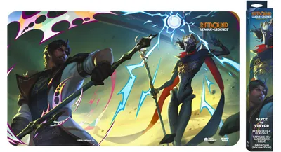 Produktbild von Riftbound Vendetta Playmat Jayce vs Viktor