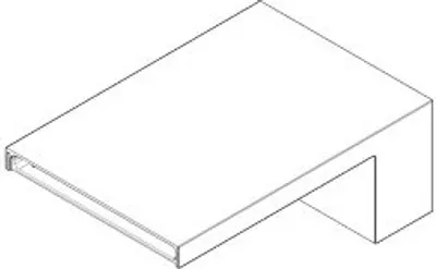Produktbild von Dornb Auslauf 180x100x265mm, 091174040 chr