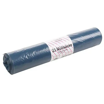 Produktbild von Müllsäcke 25 Stück 120L Blau Abfallsäcke Müllbeutel Abfallbeutel Säcke 70x110cm
