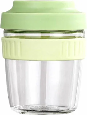 Produktbild von To-go-Becher 480 ml lekvrije mit Löffel - Salat-Becher - Übernachtungsmüsli-Fruchtkiste - Lunchbox - Joghurt-Becher