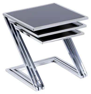 Obrázek produktu pro Moderní šedý dřevěný odkládací stolek